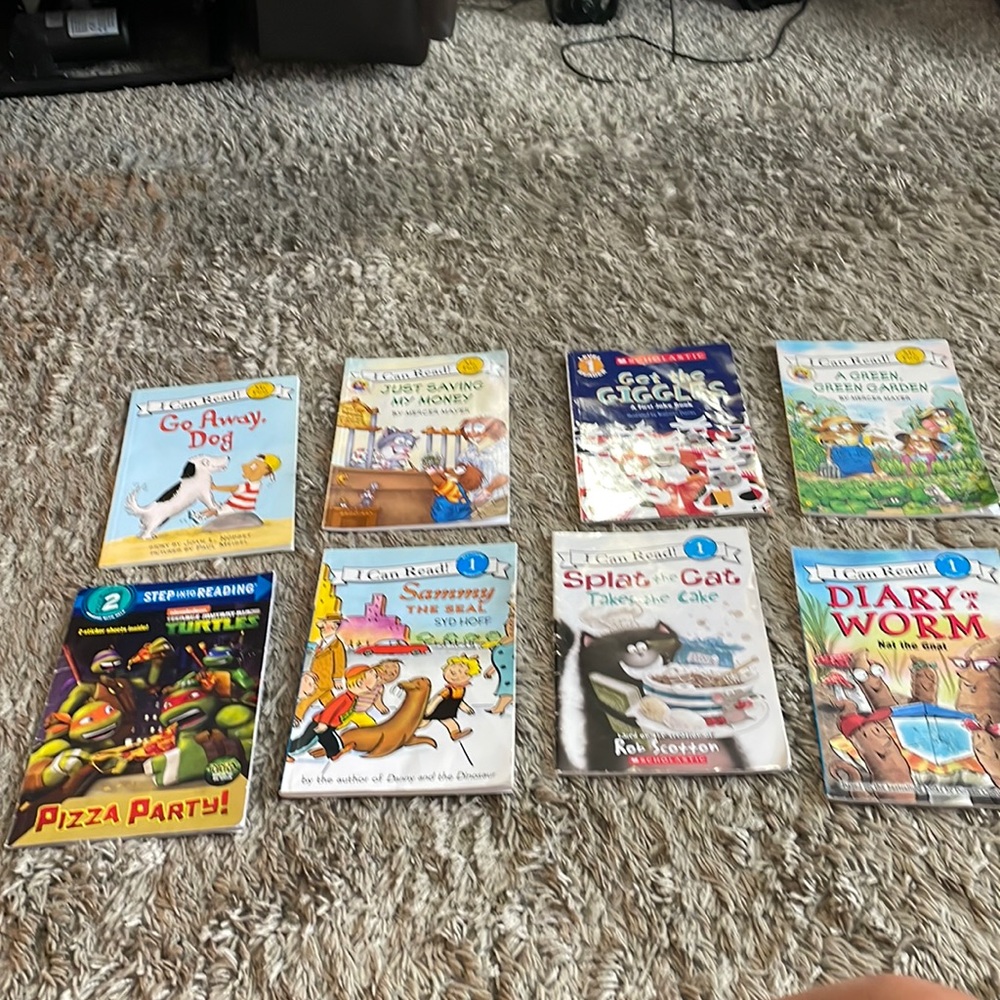 8 “I can read books”  beginning reading soft cover